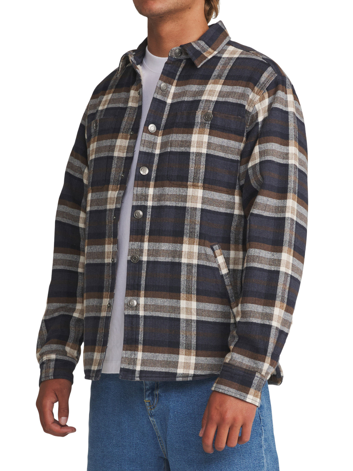 Harold Jacket in Navy Plaid | Katin