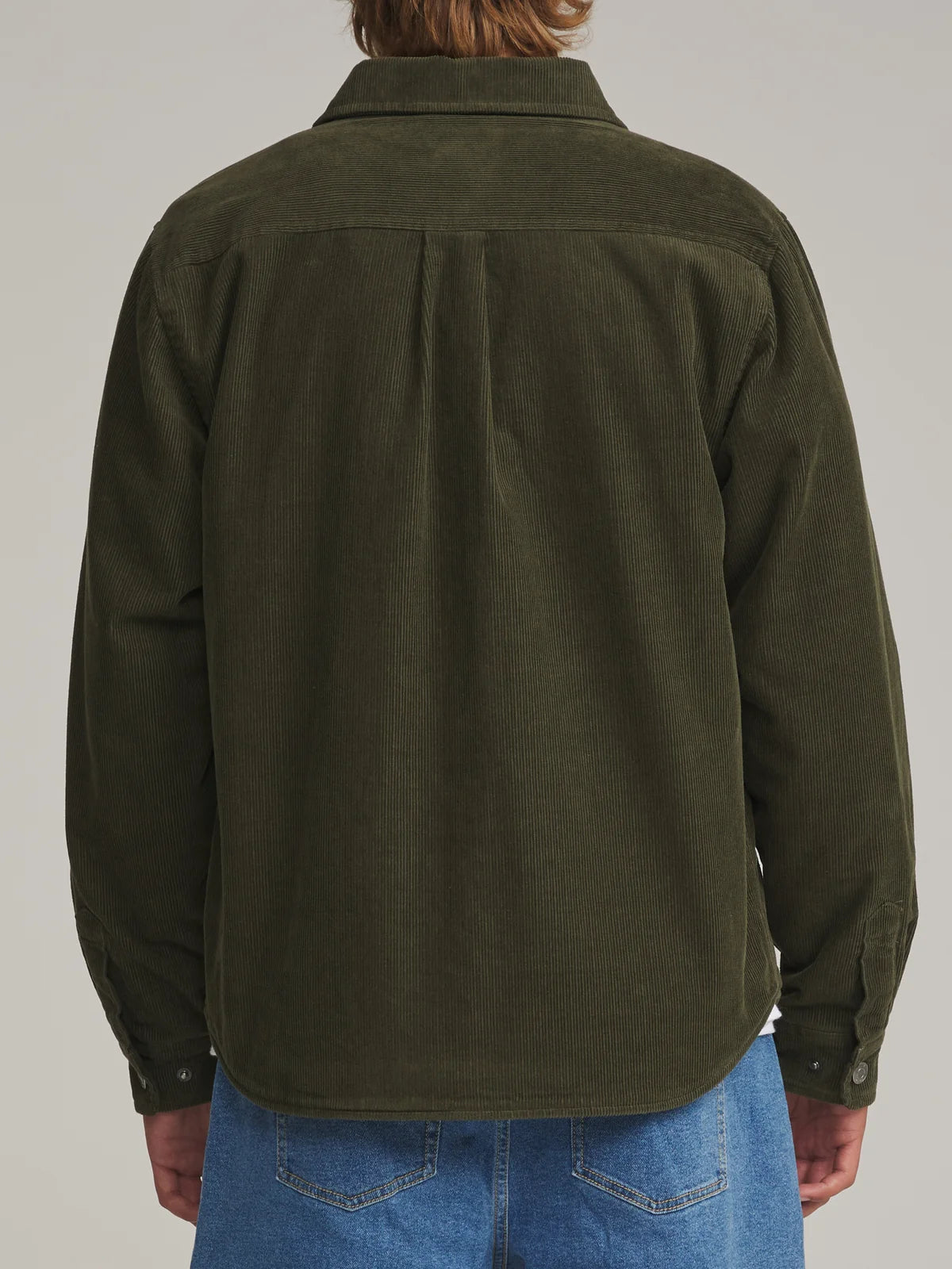Harold Corduroy Jacket in Dark Olive | Katin