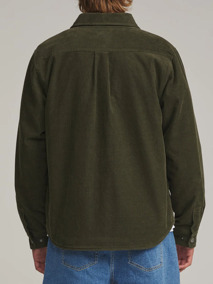 Harold Corduroy Jacket in Dark Olive | Katin