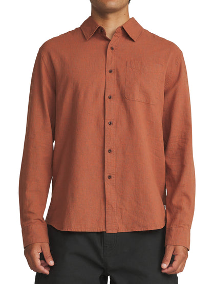 Clyde Button Up in Rust | Katin