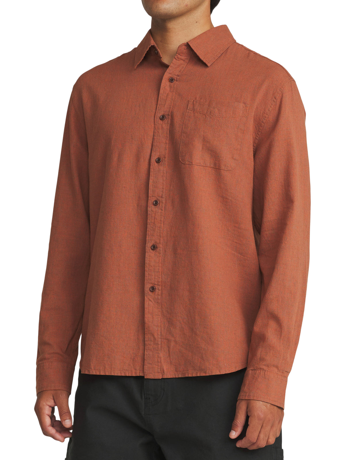 Clyde Button Up in Rust | Katin