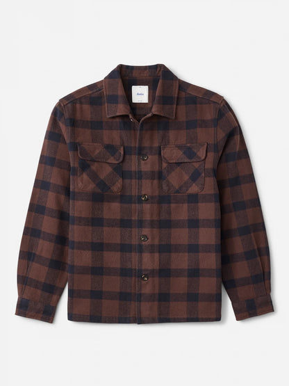 Shiloh Flannel in French Roast | Katin