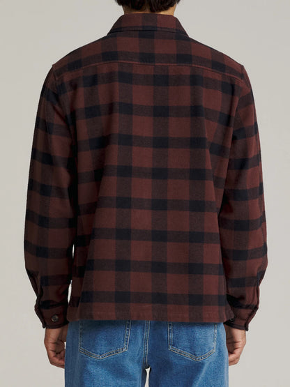 Shiloh Flannel in French Roast | Katin