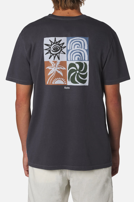 Realm Tee in Navy | Katin