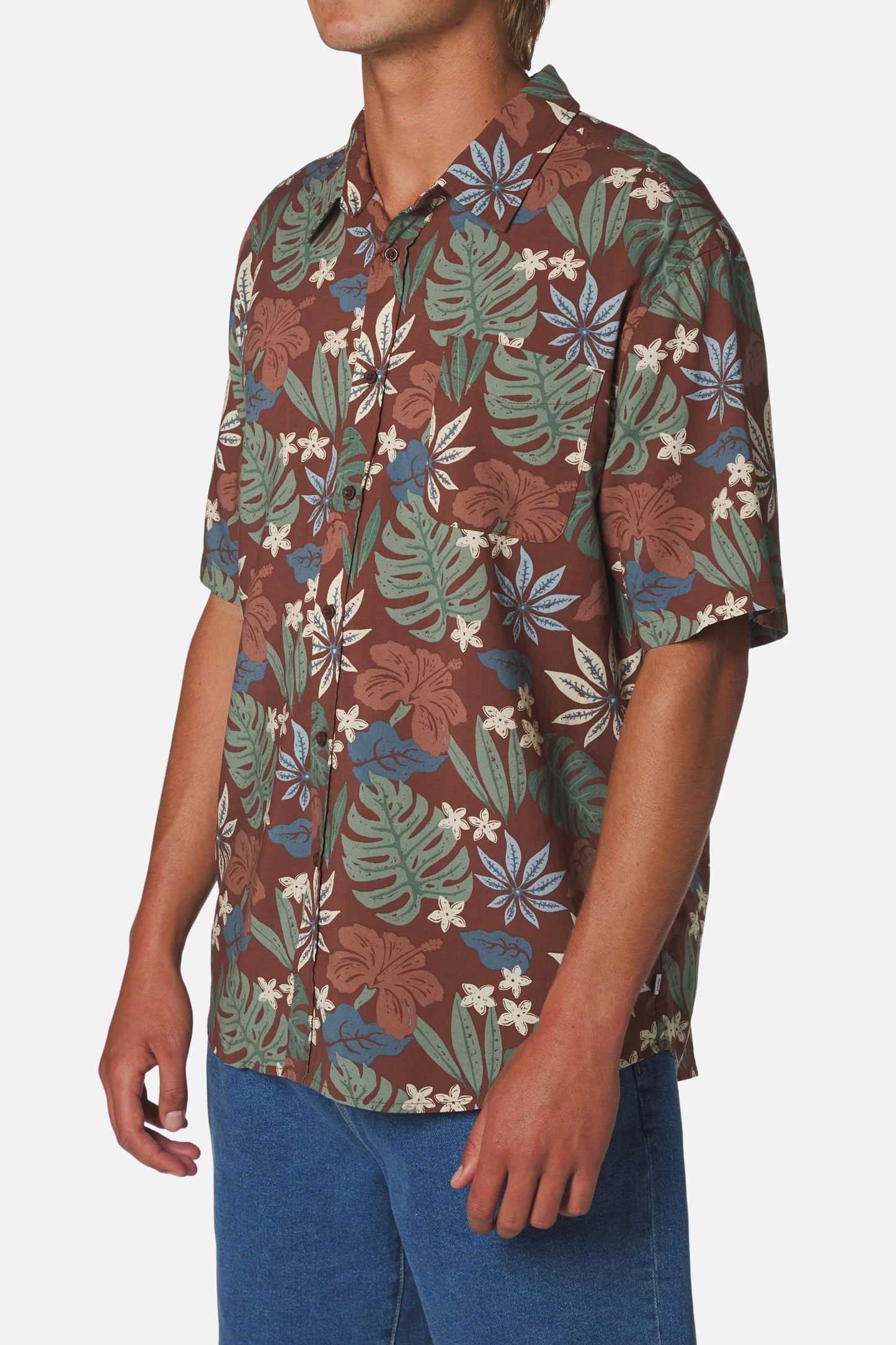 Oasis Shirt in Mahogany | Katin