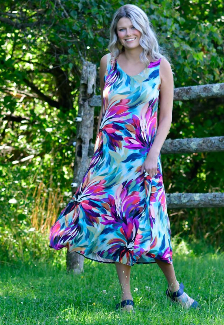 Penny Dress in Brushed Floral | Salaam