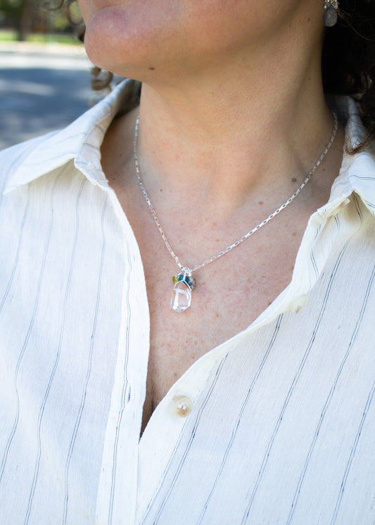Quartz Drop Multi-Stone Necklace | Kym Jasmer