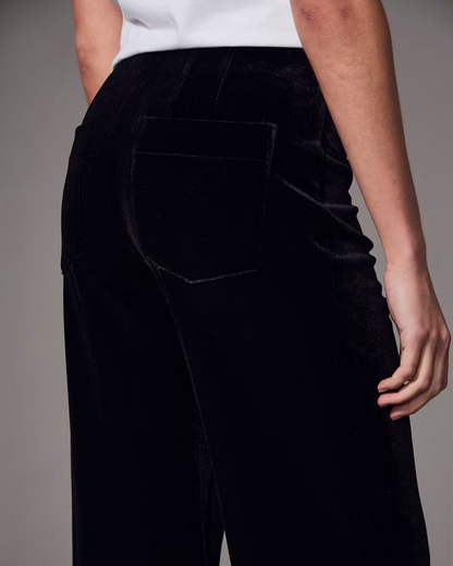 Relay Velvet Pull On Pant in Black | Sanctuary