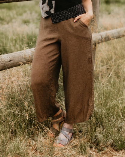 Parachute Wide Leg Crop in Coconut | Cut•Loose