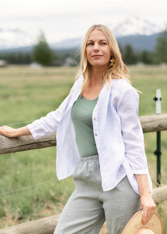 Convertible Boatneck Tank in Balsam | Cut•Loose