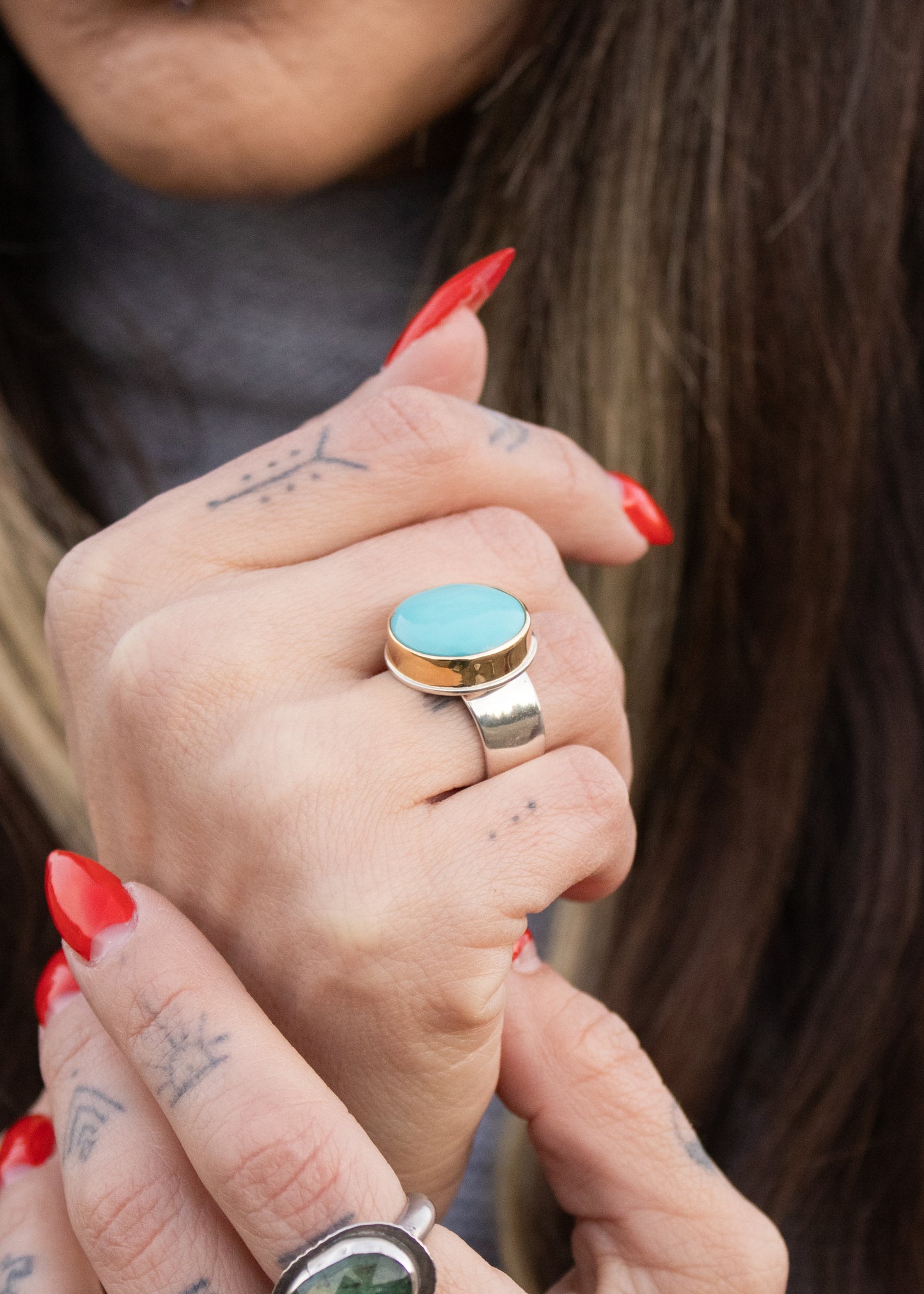 Kingman Turquoise Ring | Linda Blumel