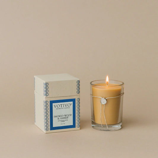 Smoke Wood & Amber 6.8oz Candle