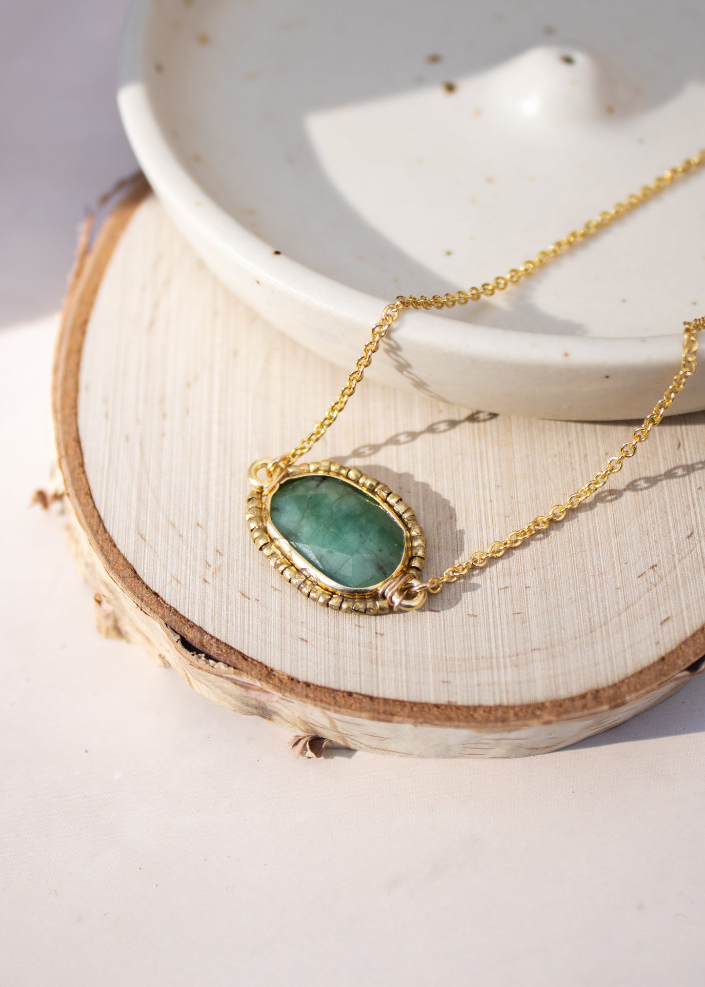 Mona Emerald Necklace | Navone