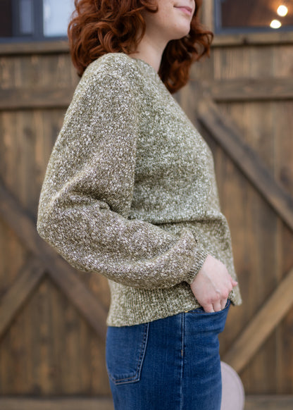 Cardigan Sweater in Olive | Liverpool