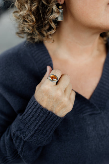 Orange Kyanite Ring | Austin Titus