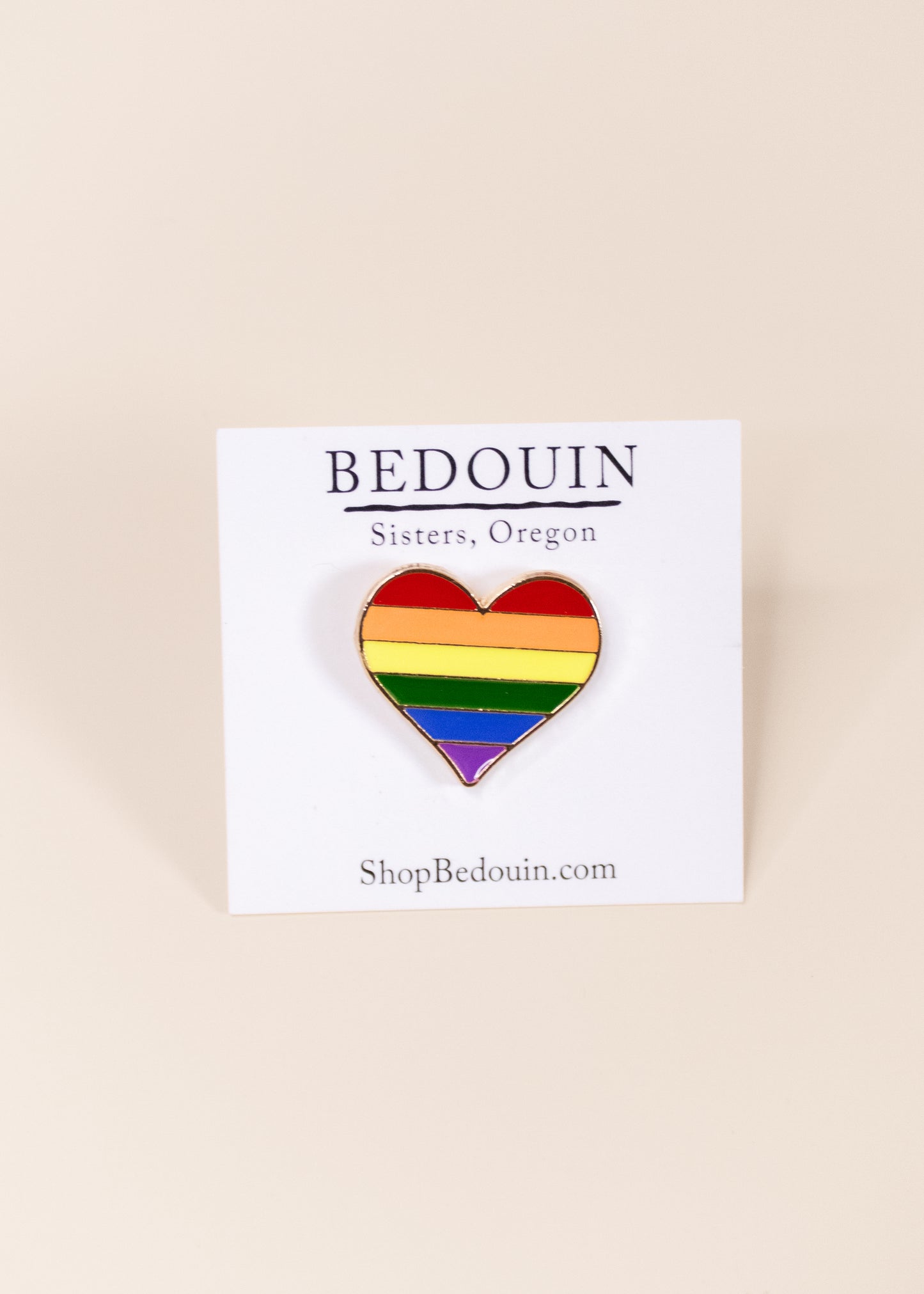 Rainbow Heart Pin