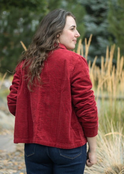 Lux Cord Jacket in Maraschino | Cut•Loose