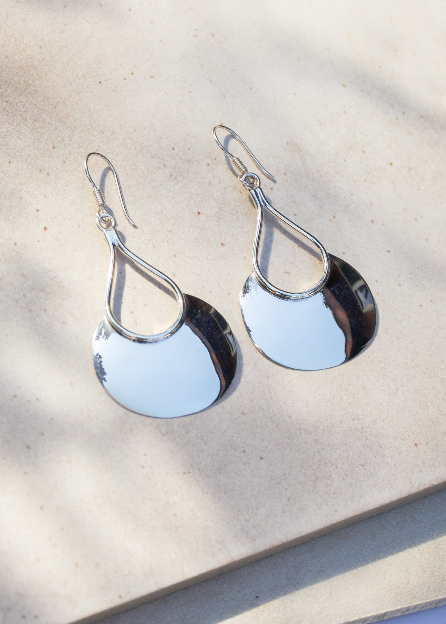 Beacon Silver Hoop Earrings