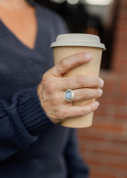 Rainbow Moonstone Ring | Austin Titus
