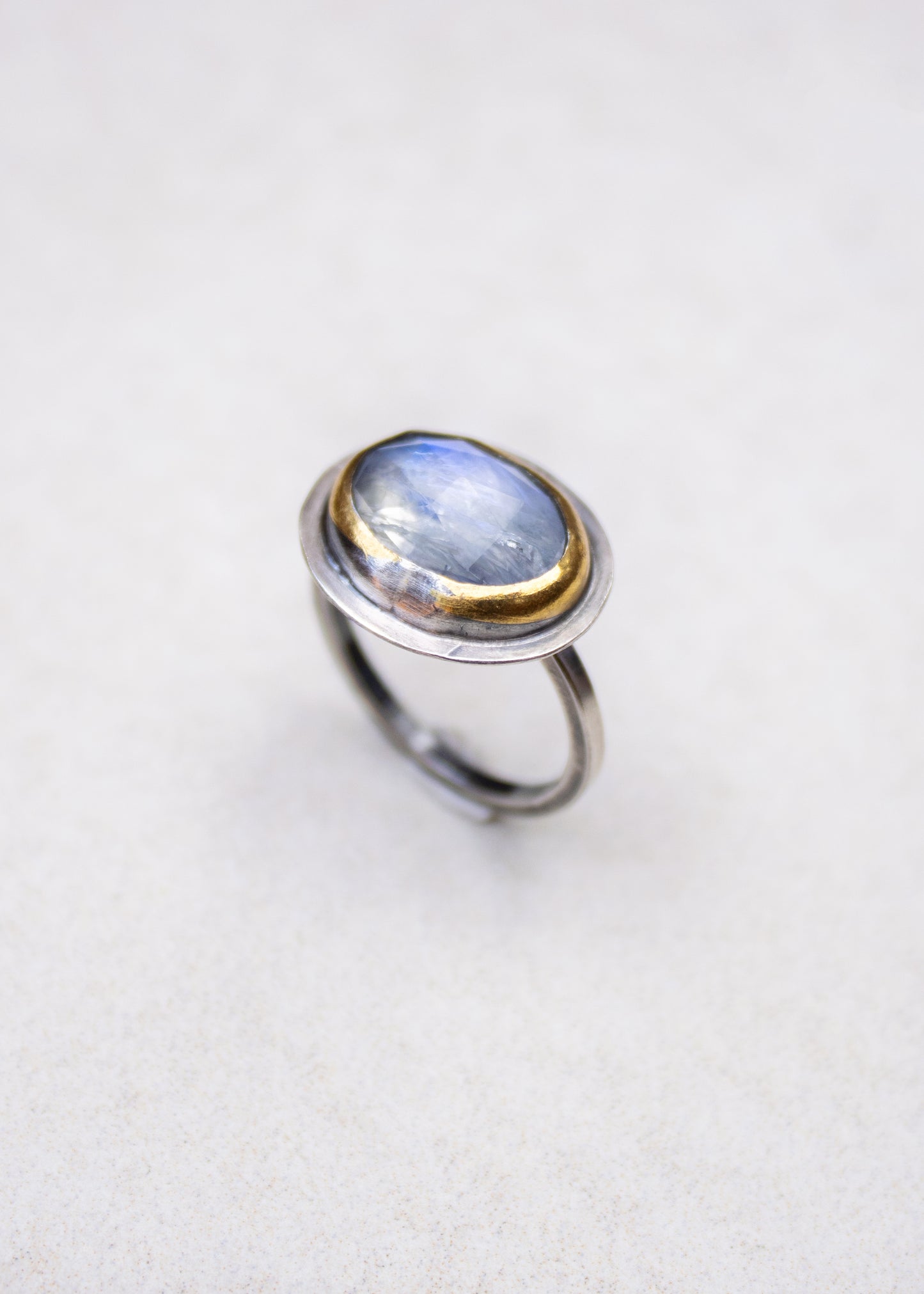 Rainbow Moonstone Ring | Austin Titus