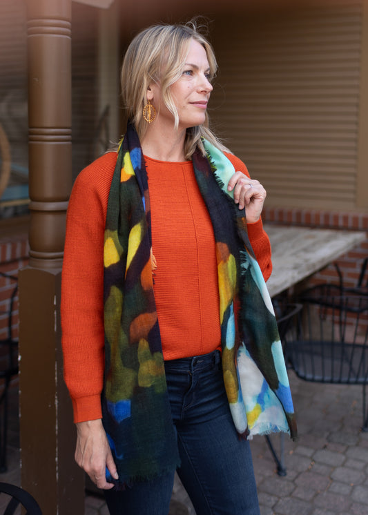 Sunniva Floral Scarf