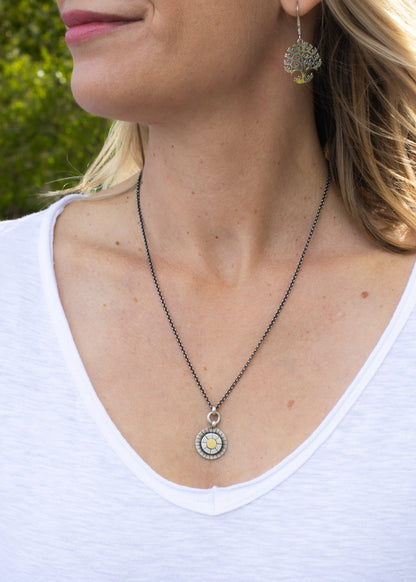 Sun Disc Necklace | Jane Diaz