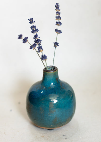 Teal Mini Vase