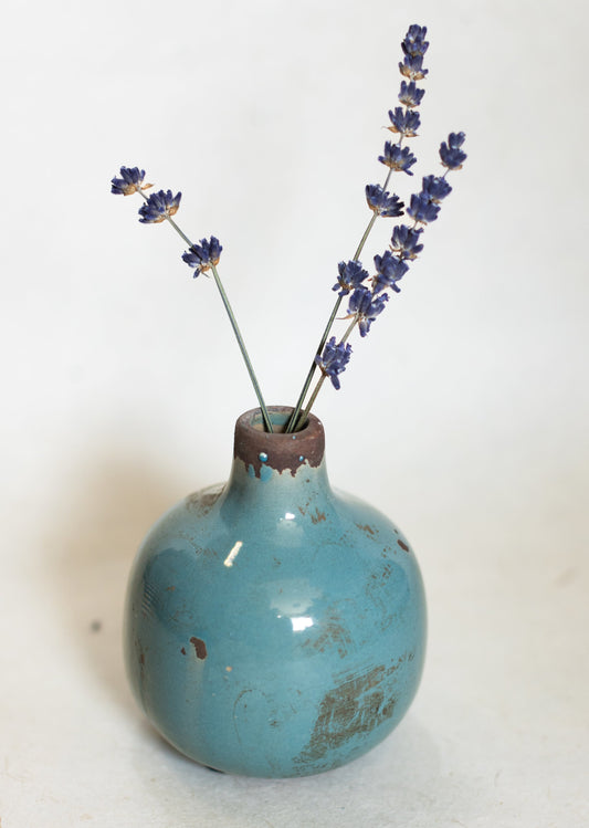 Ocean Blue Mini Vase