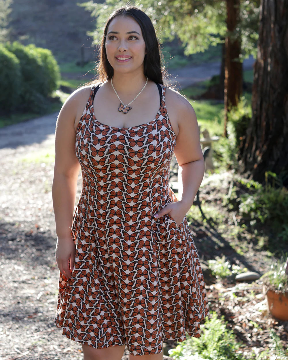 Soleil Dress in Monarch Print | Effie's Heart