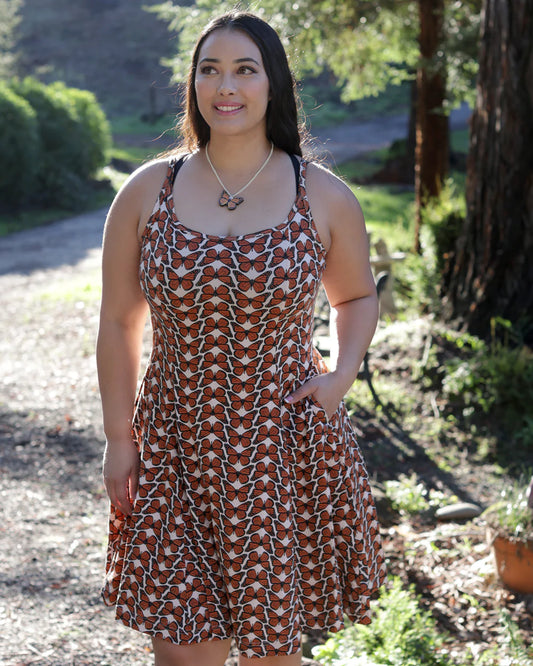 Soleil Dress in Monarch Print | Effie's Heart