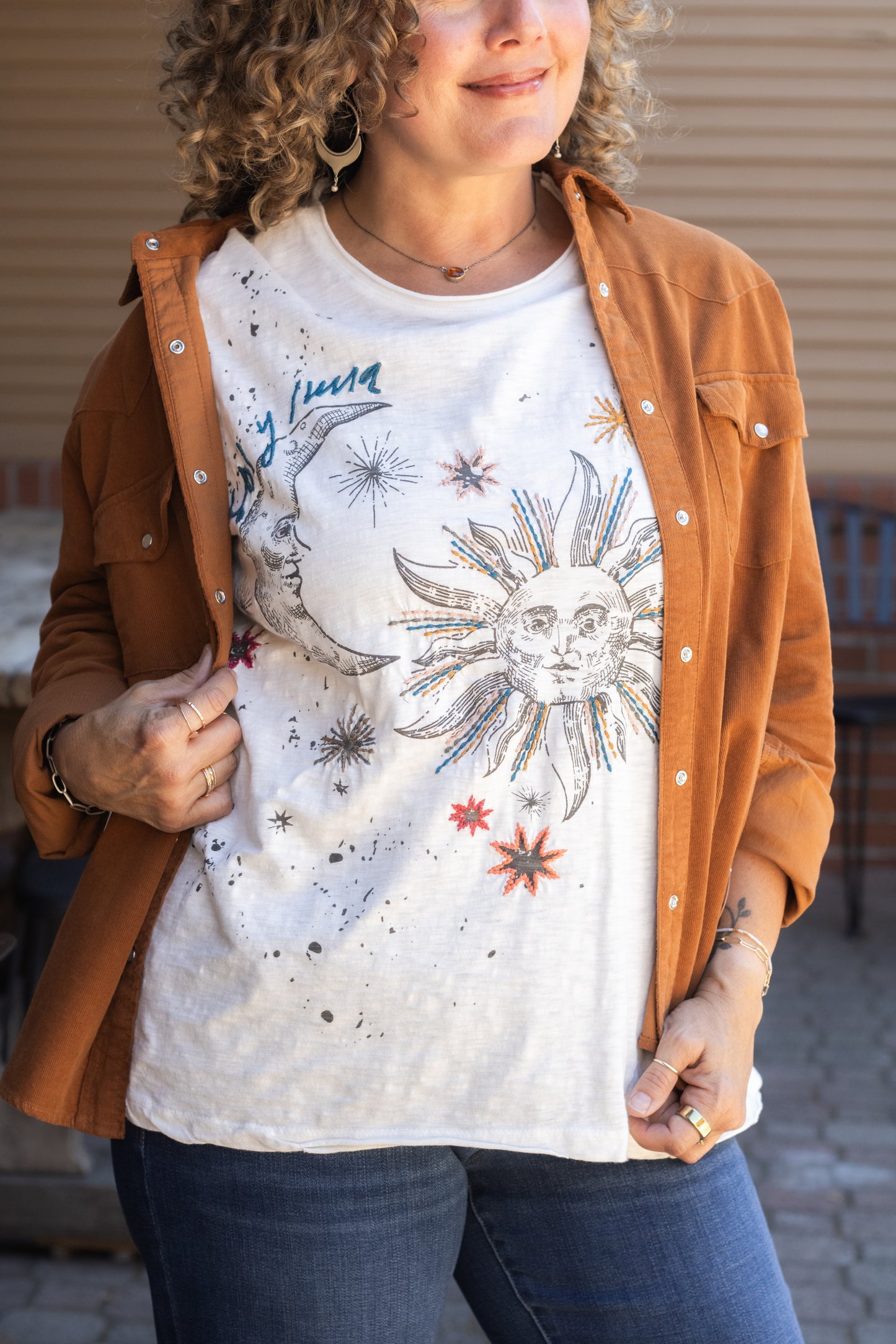 Kara Tee in Ivory | Caite