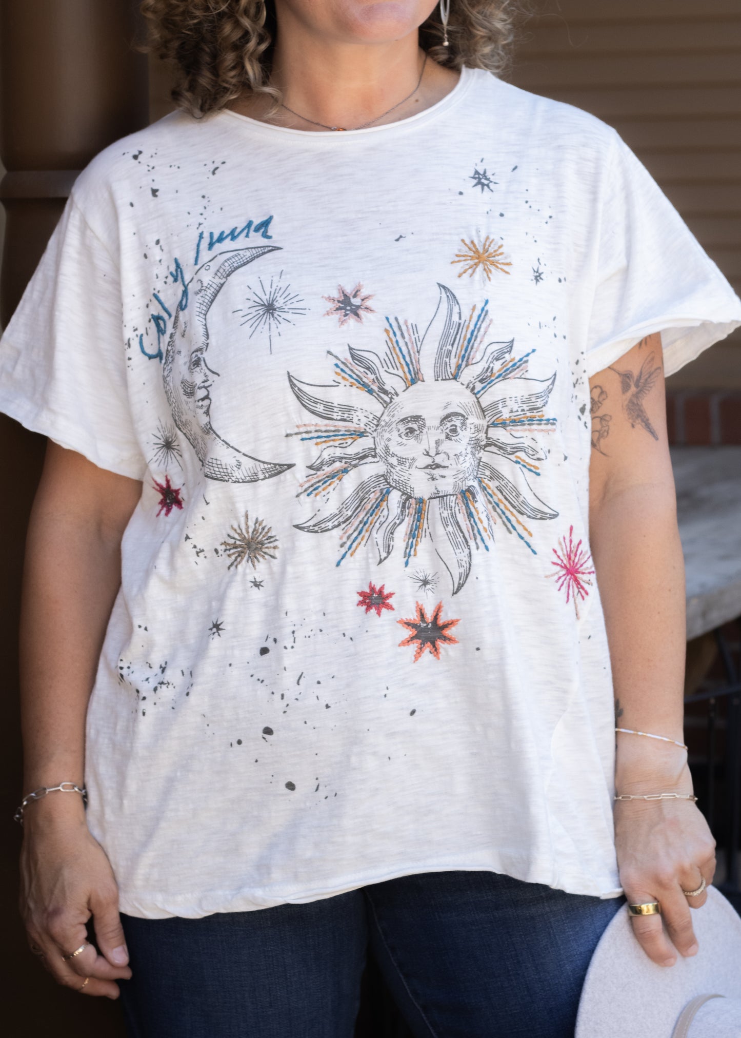 Kara Tee in Ivory | Caite