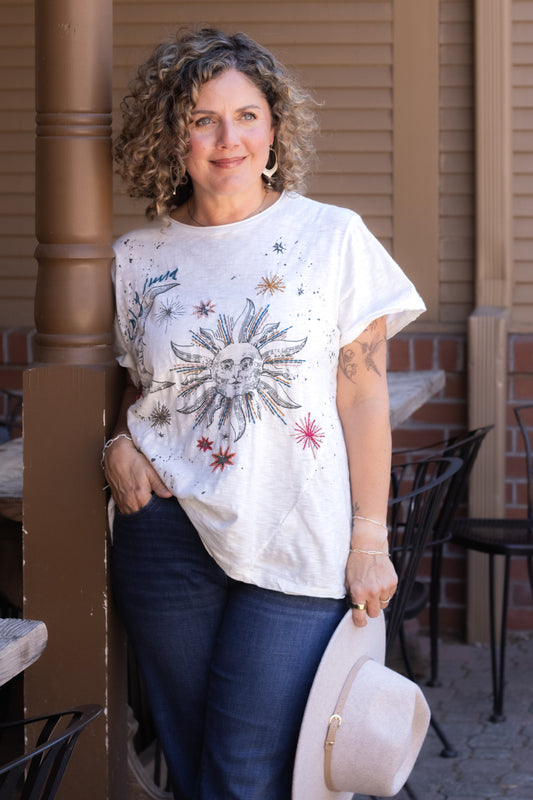 Kara Tee in Ivory | Caite
