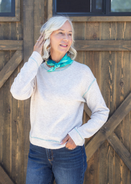 Millie Sweater in Oatmeal