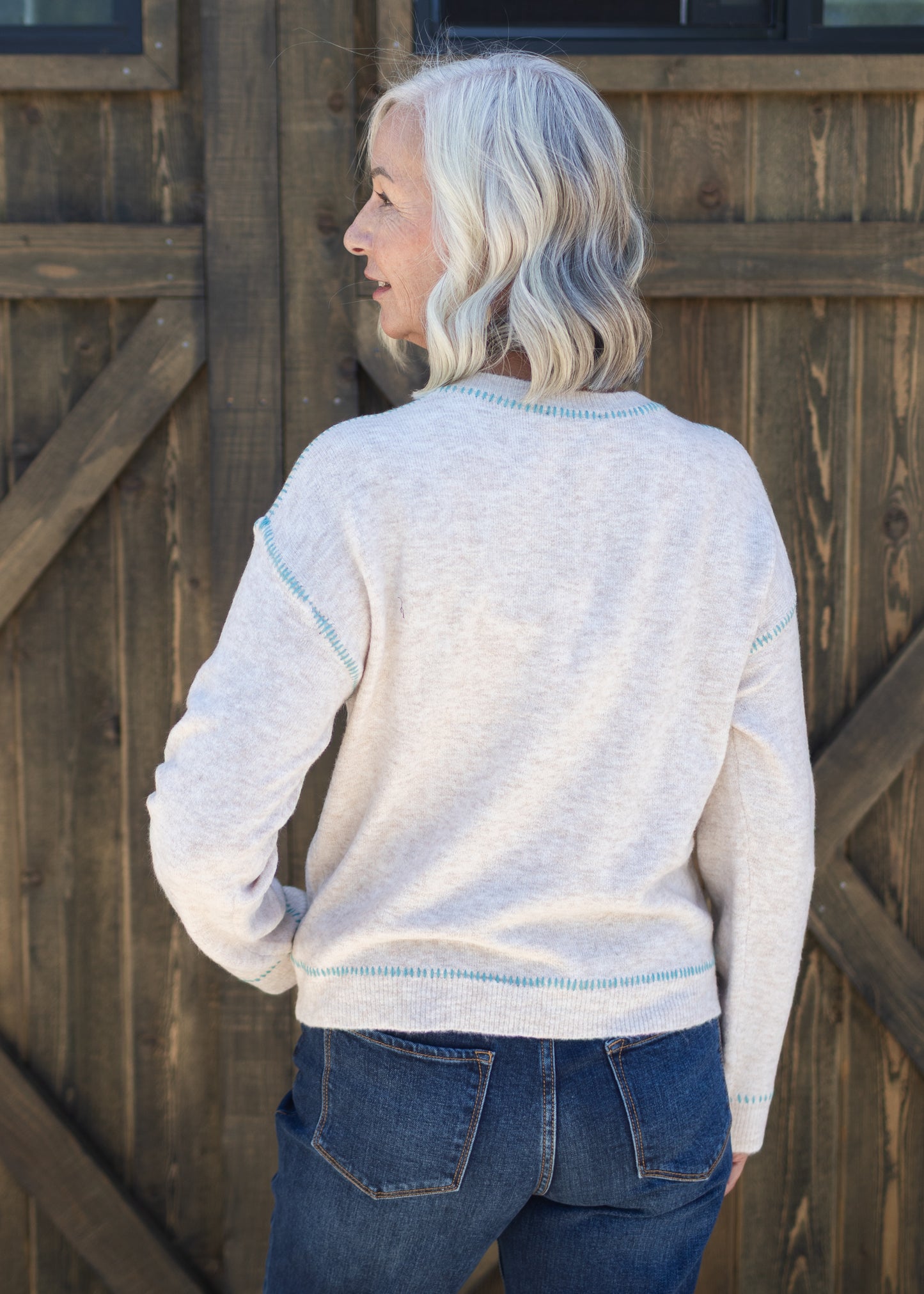 Millie Sweater in Oatmeal