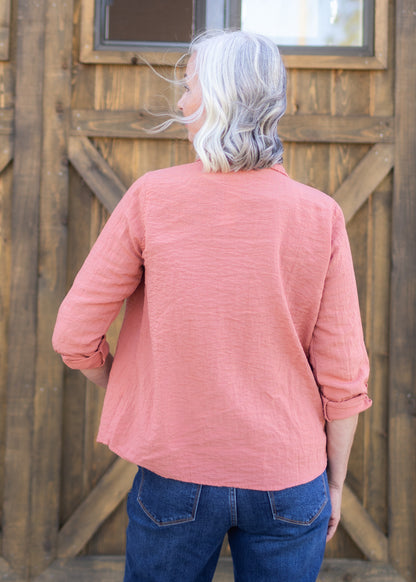 Parachute Fitted Shirt in Tandoori | Cut•Loose