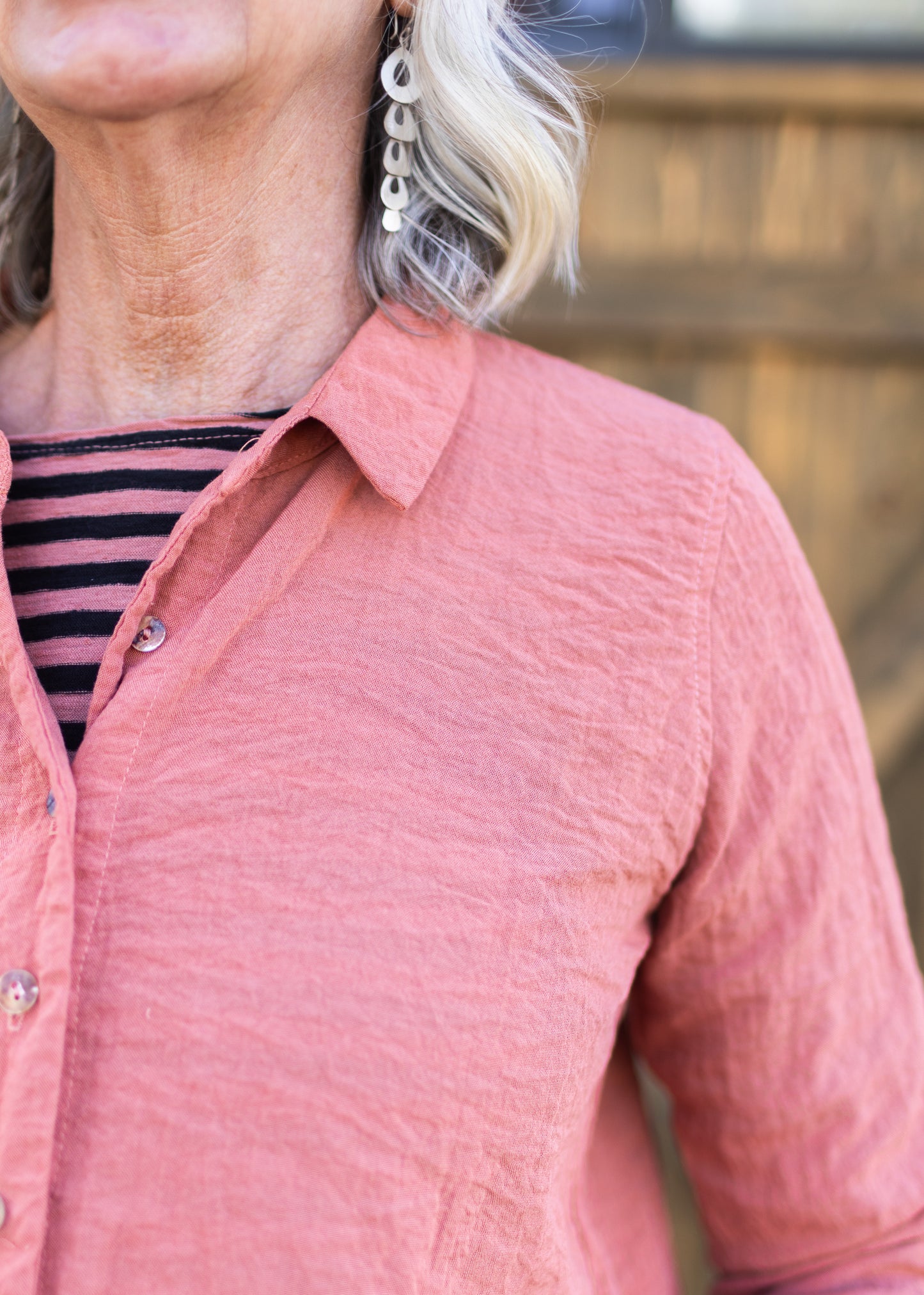 Parachute Fitted Shirt in Tandoori | Cut•Loose