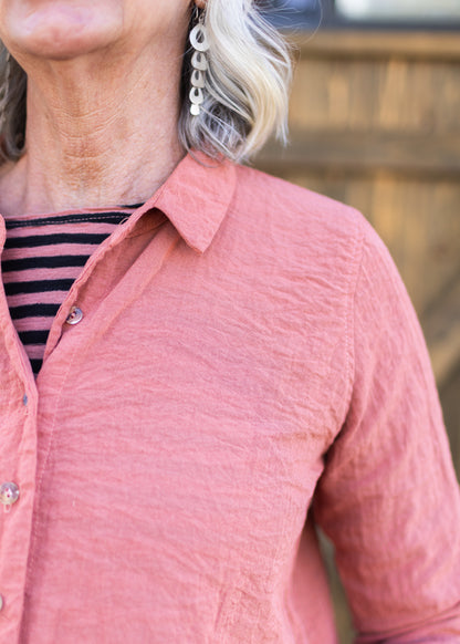 Parachute Fitted Shirt in Tandoori | Cut•Loose