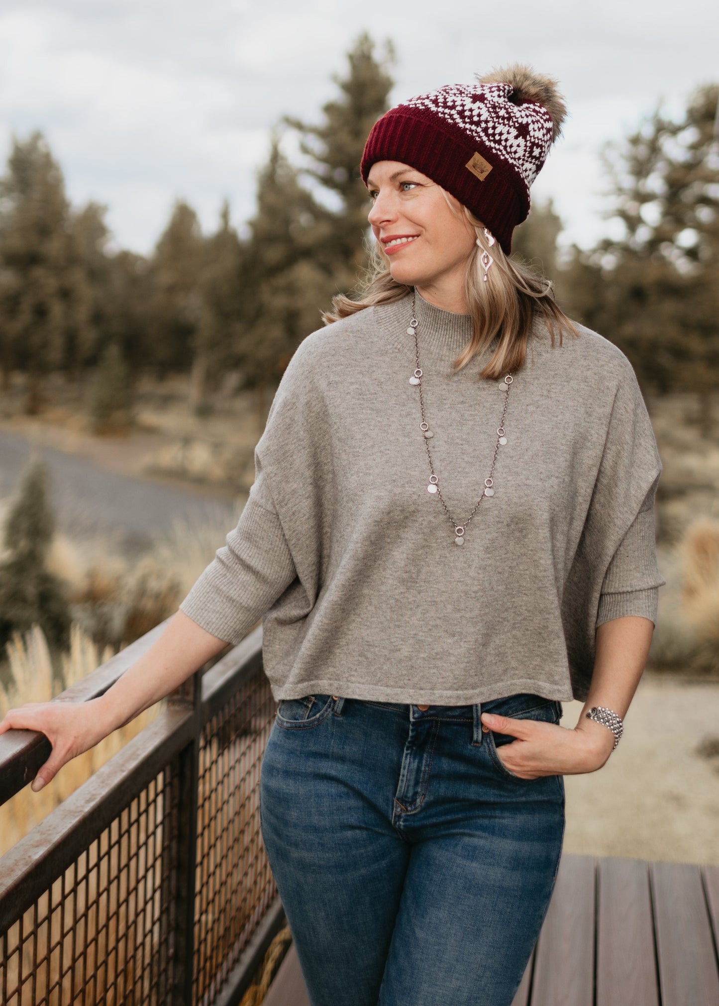 Aja Ortho Sweater in Taupe | Kerisma