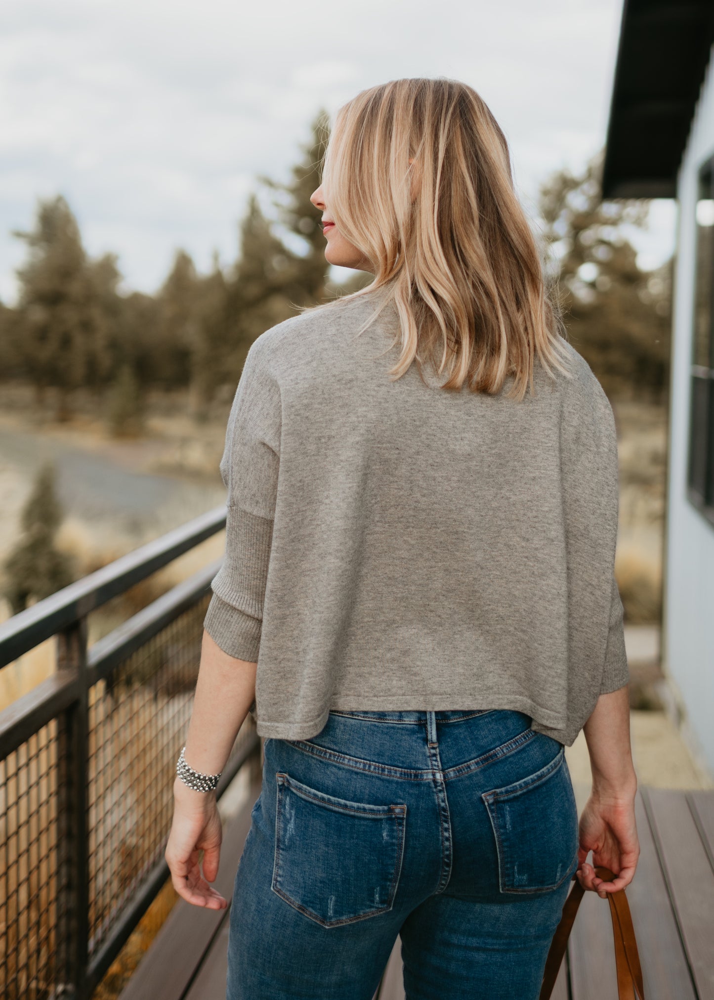 Aja Ortho Sweater in Taupe | Kerisma