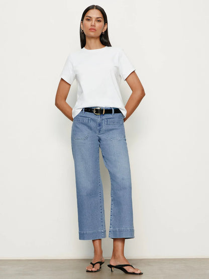 Marine Crop Jean in Dollface | Sanctuary