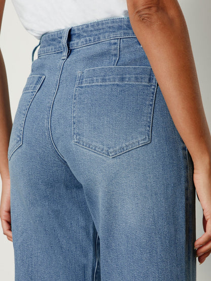 Marine Crop Jean in Dollface | Sanctuary