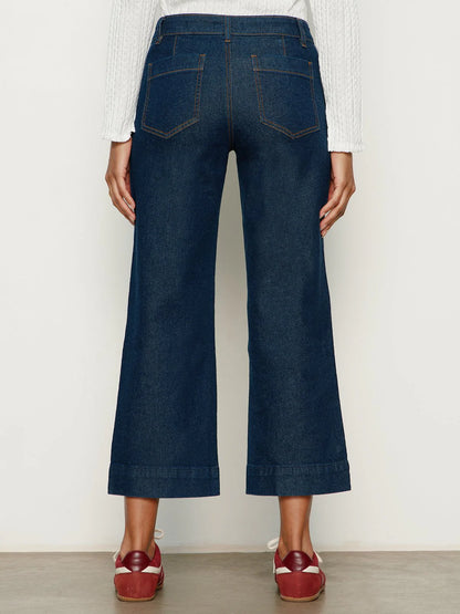 Marine Crop Jean in Magnetic | Sanctuary