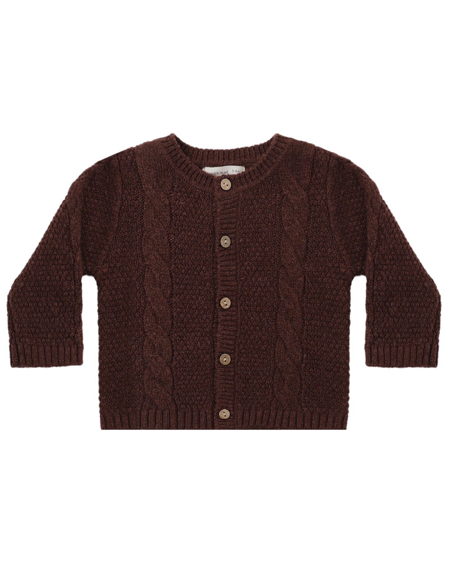 Black Cherry Knit Cardigan