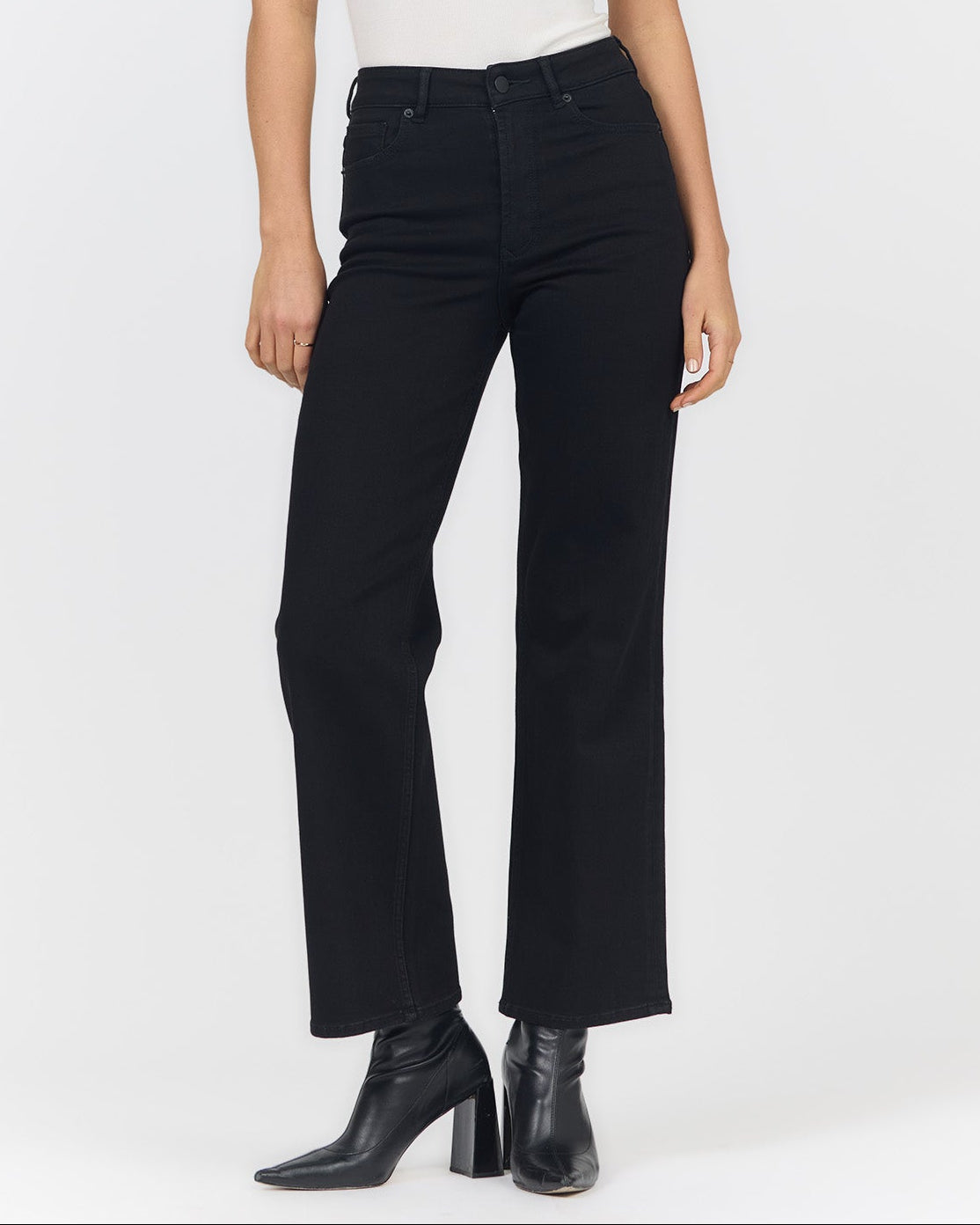 Holly High Rise Straight in Black Arrow | Dear John