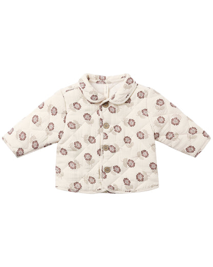 Fall Floral Quilted Jacket