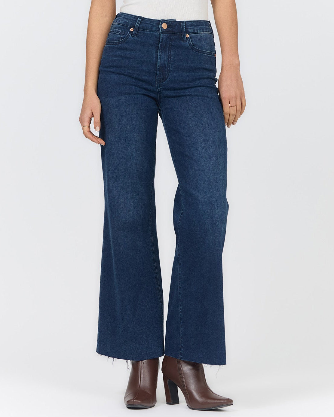 Fiona High Rise Wide Leg in Princess | Dear John
