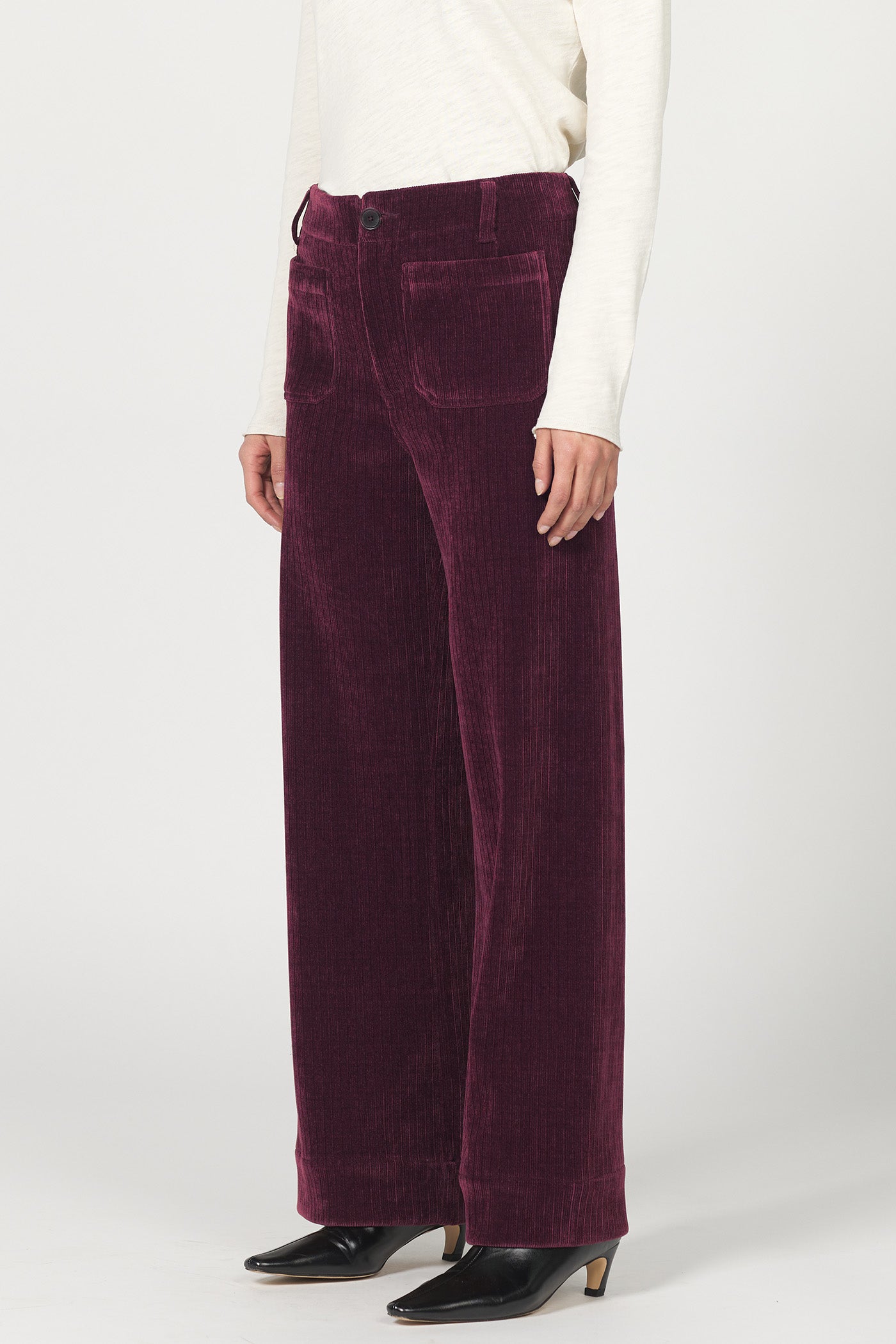 Audrey Chenille High Rise in Fig | Dear John