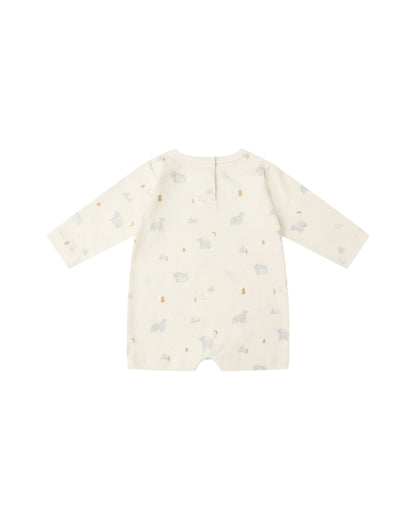 Polar Bears Long Sleeve One Romper