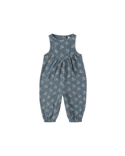 Blue Floral Maisie Overalls